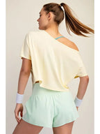 Short Sleeve Modal Crop Top