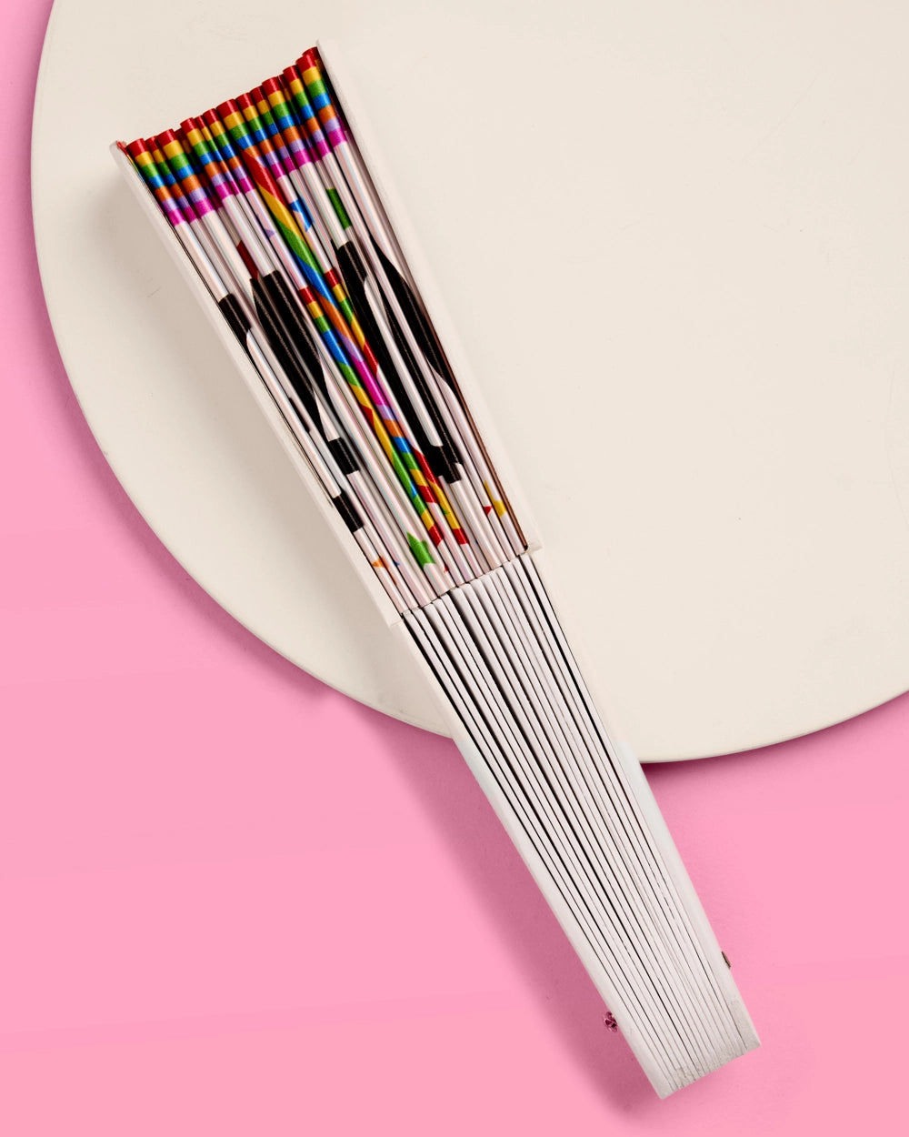 Gay Icon Iridescent Pride Fan