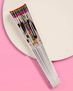 Gay Icon Iridescent Pride Fan