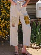 Patchwork Picnic Washed Utility Pants| VIP Pre-Order