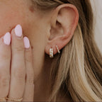Eloise Tea Cup Hoops - Poppy & Vine