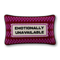 Emotionally Unavailable Needlepoint Pillow - Poppy & Vine