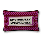 Emotionally Unavailable Needlepoint Pillow - Poppy & Vine