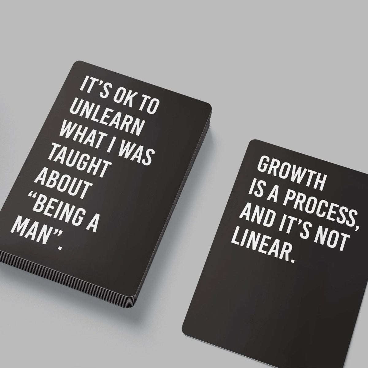 Empowering Affirmation Cards for Men, Deck of 16 - Poppy & Vine