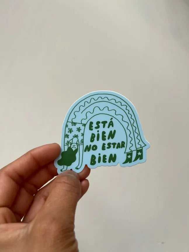 Está Bien No Estar Bien Sticker - Poppy & Vine