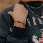 Evelyn Infinity Knot Bracelet - Poppy & Vine