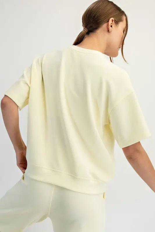 Everyday Ease Modal Scuba Crewneck Top - Poppy & Vine