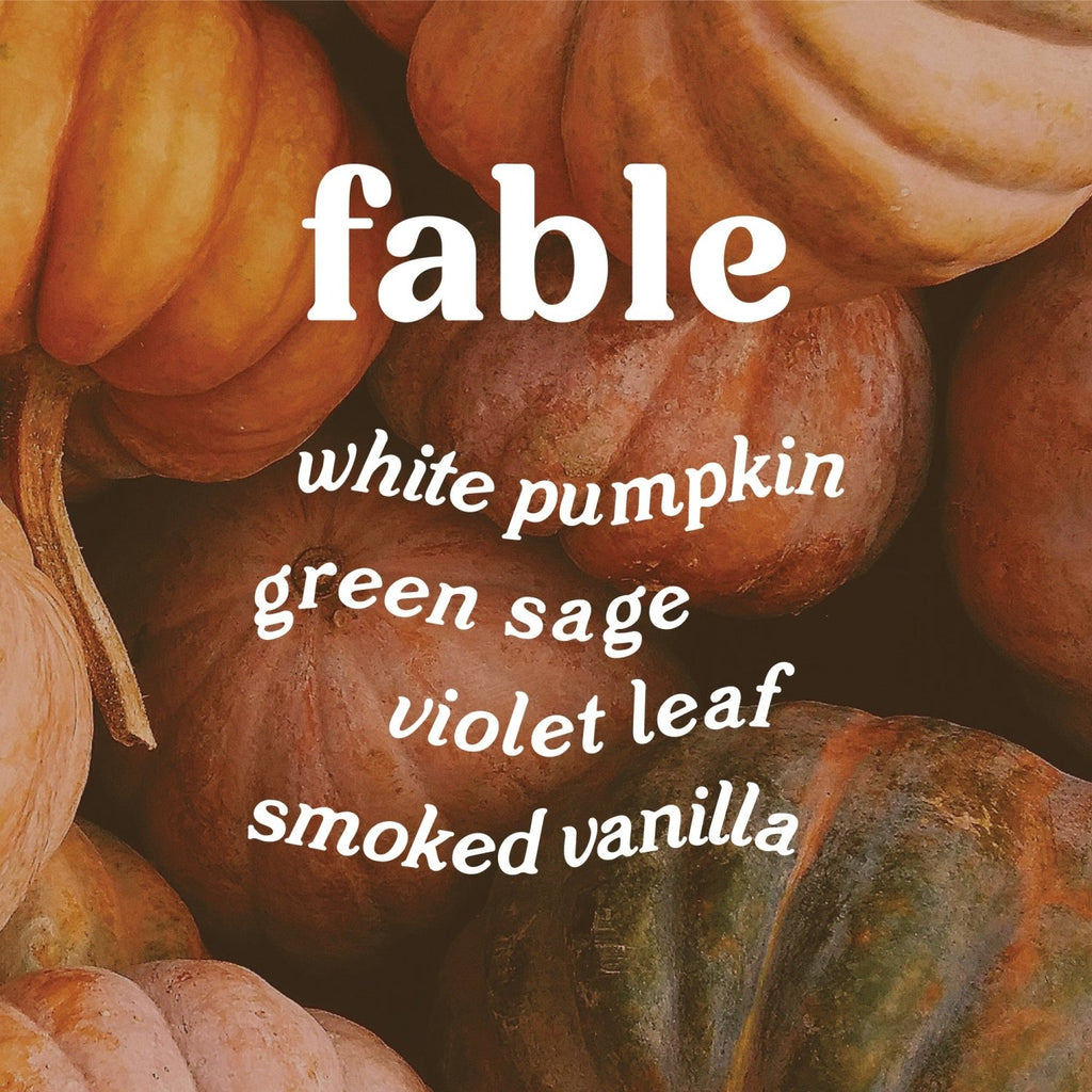 Fable 9 oz. Hue Candle (Pumpkin Sage) - Poppy & Vine