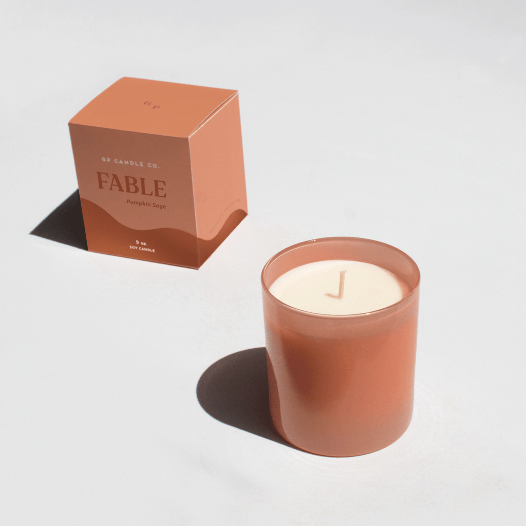 Fable 9 oz. Hue Candle (Pumpkin Sage) - Poppy & Vine