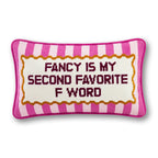 Fancy Needlepoint Pillow - Poppy & Vine