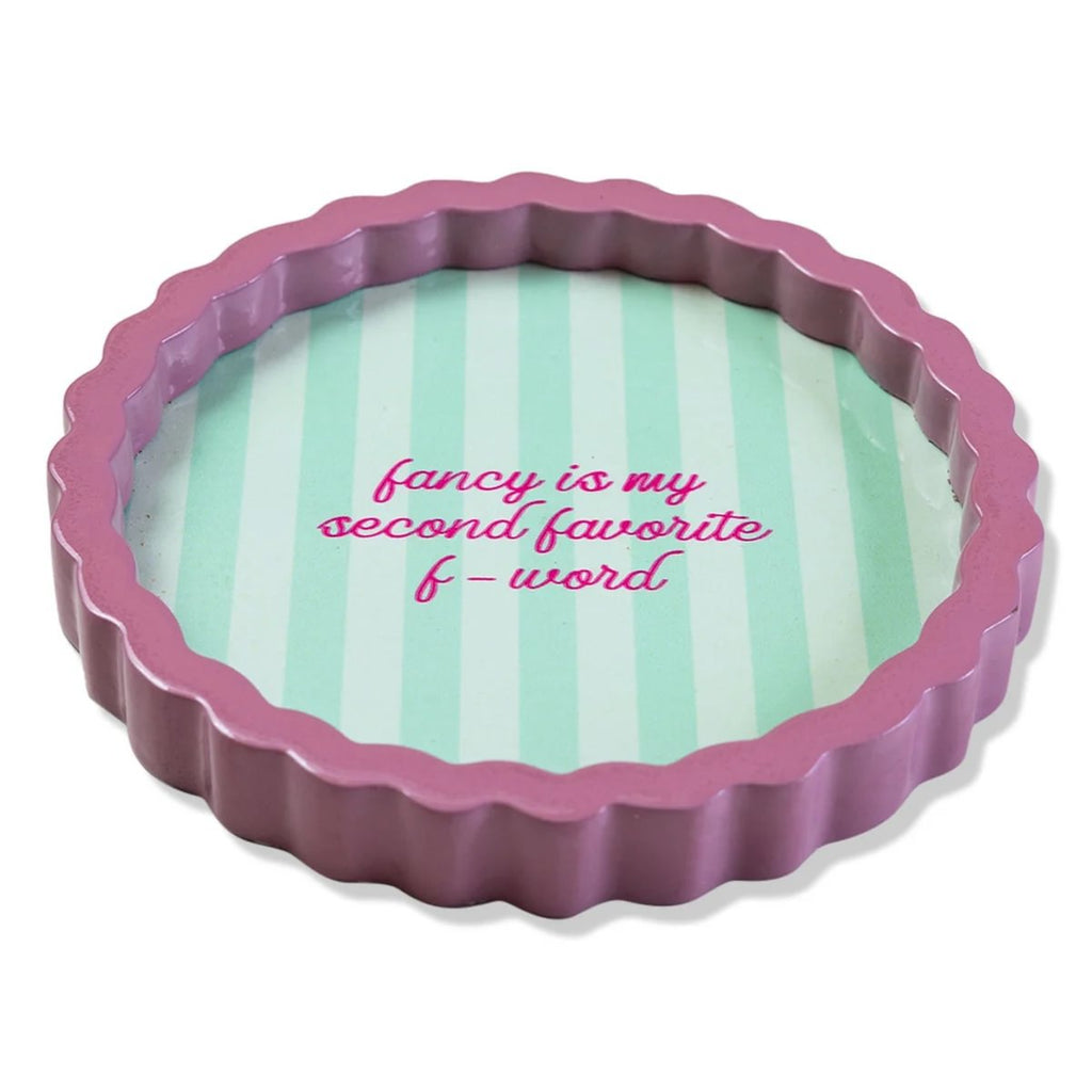 Fancy Small Lacquer Tray - Poppy & Vine