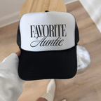 Favorite Auntie Trucker Hat – Trendy Gift for Aunts - Poppy & Vine