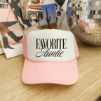 Favorite Auntie Trucker Hat – Trendy Gift for Aunts - Poppy & Vine