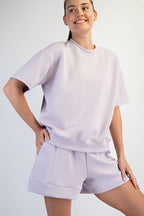 Everyday Ease Modal Scuba Crewneck Top