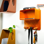 Floating Wall Shelf, Magnetic Key Holder - Poppy & Vine