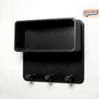 Floating Wall Shelf, Magnetic Key Holder - Poppy & Vine