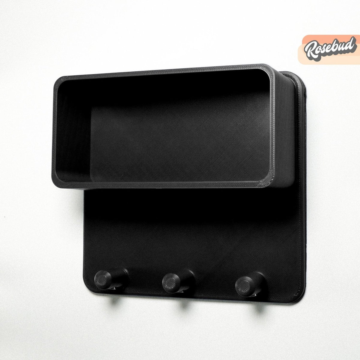 Floating Wall Shelf, Magnetic Key Holder - Poppy & Vine