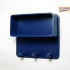 Floating Wall Shelf, Magnetic Key Holder - Poppy & Vine
