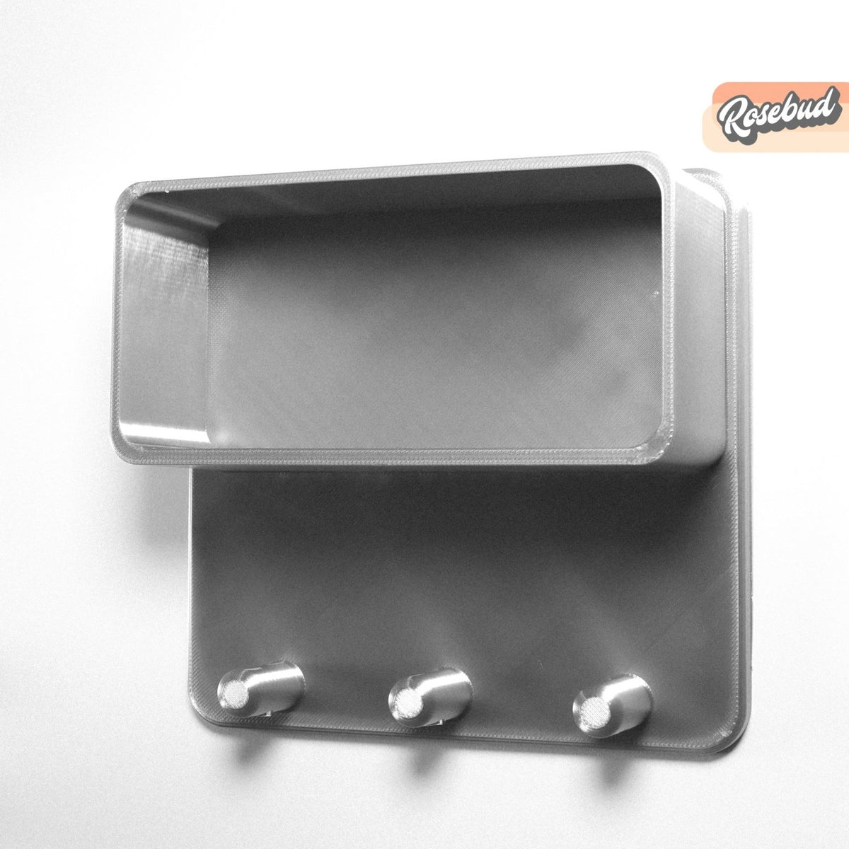 Floating Wall Shelf, Magnetic Key Holder - Poppy & Vine