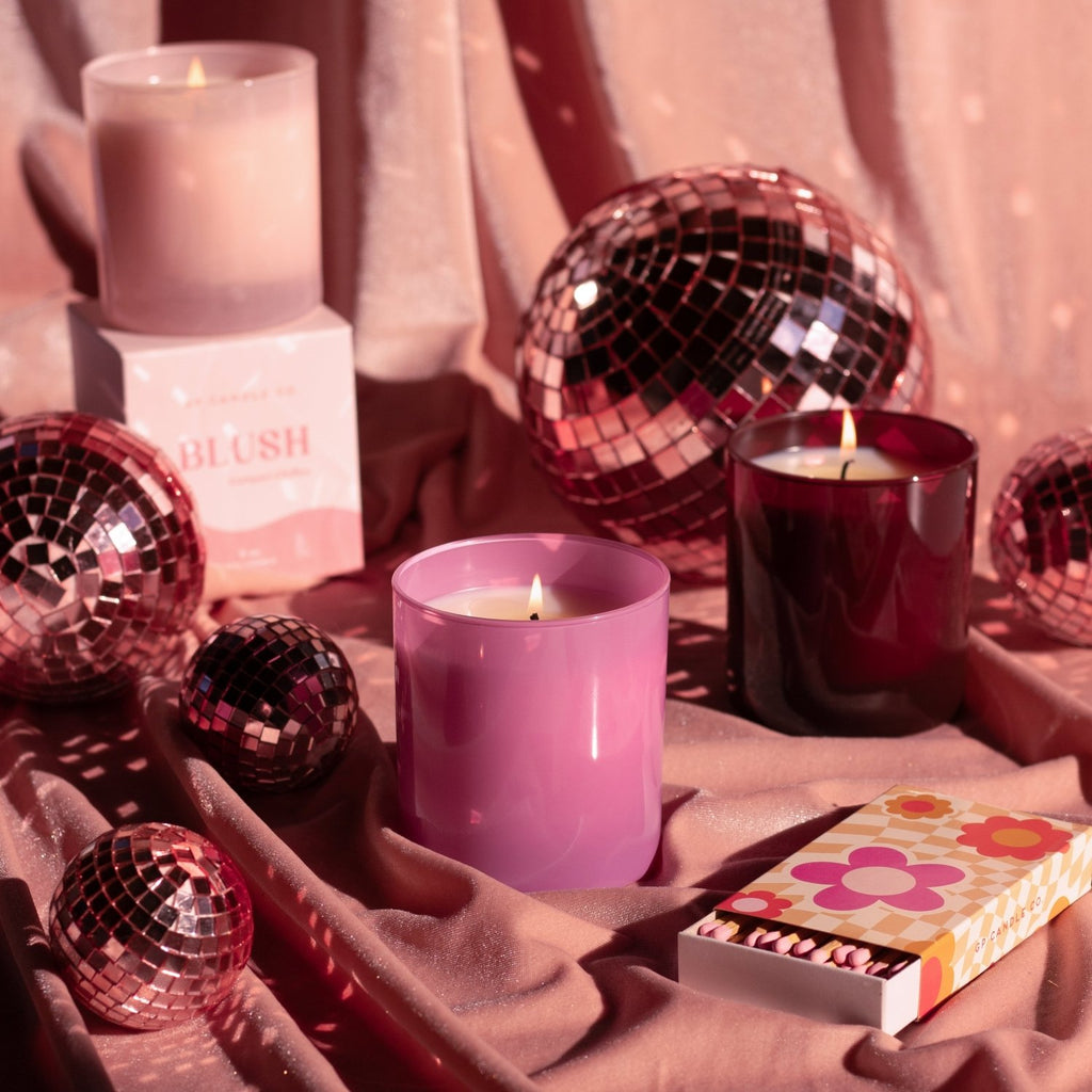 Flora 9 oz. Hue Candle (Wild Orchid) - Poppy & Vine