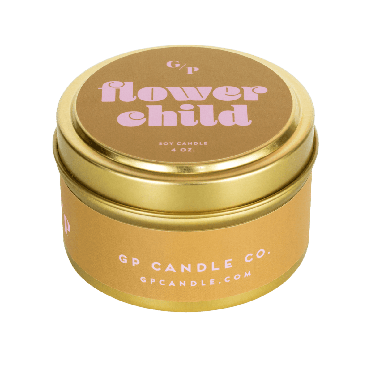 Flower Child 4 oz. Just Because Candle Tin - Poppy & Vine