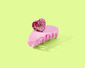 For Fun - Pink Heart Confetti Clip - Poppy & Vine