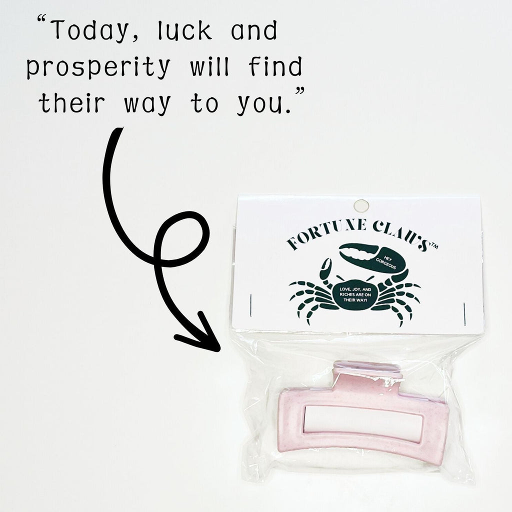 Fortune Claws™ Hair Claws | Unique Fortune Inside | Single or Gift Pack - Poppy & Vine