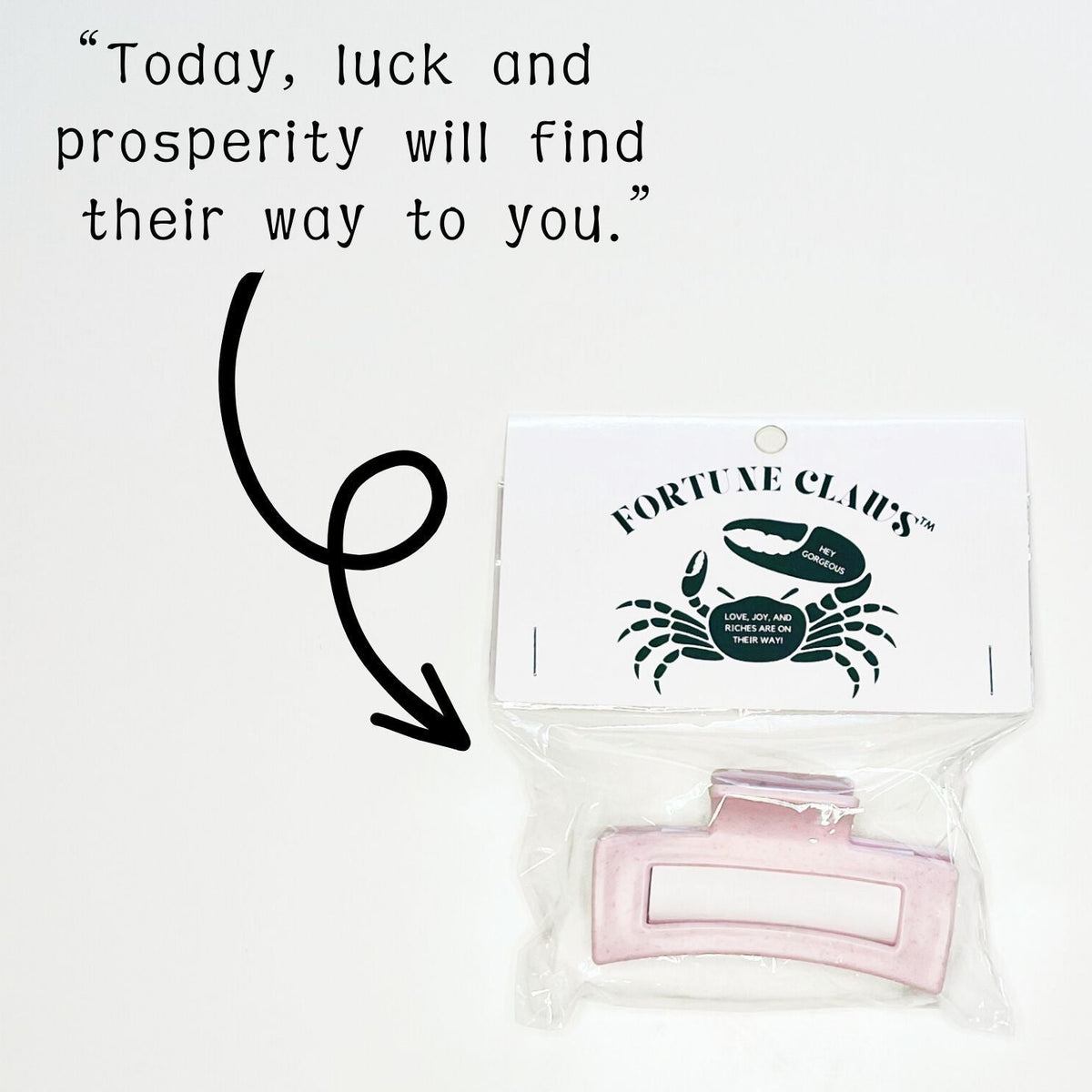 Fortune Claws™ Hair Claws | Unique Fortune Inside | Single or Gift Pack - Poppy & Vine