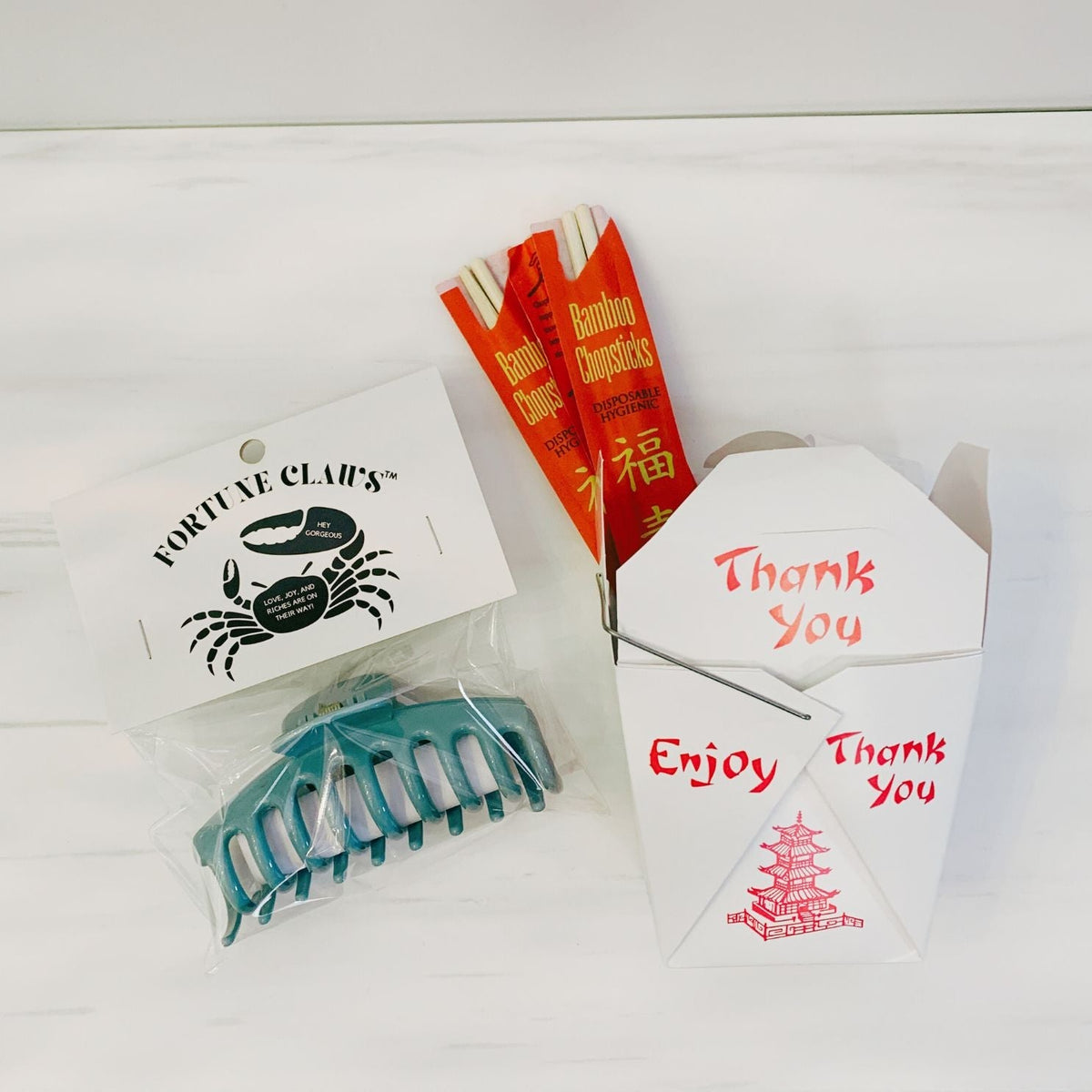 Fortune Claws™ Hair Claws | Unique Fortune Inside | Single or Gift Pack - Poppy & Vine