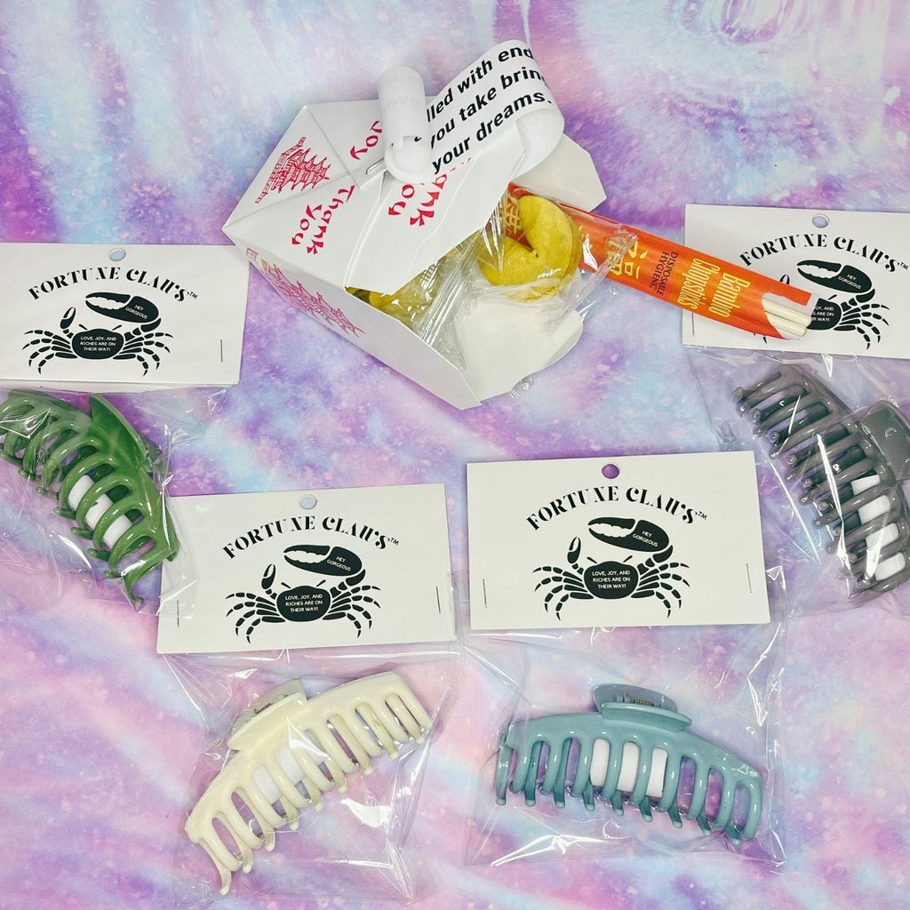 Fortune Claws™ Hair Claws | Unique Fortune Inside | Single or Gift Pack - Poppy & Vine