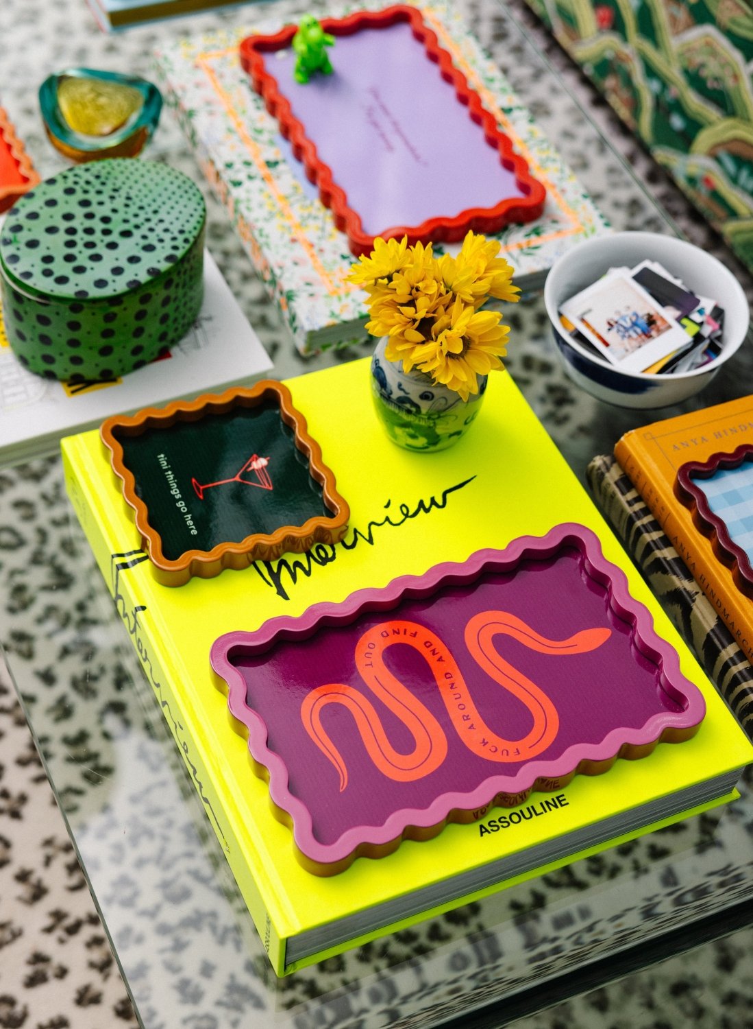 Fuck Around Lacquer Tray - Poppy & Vine