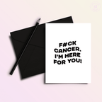Fuck Cancer | Sassy Grief Card - Poppy & Vine
