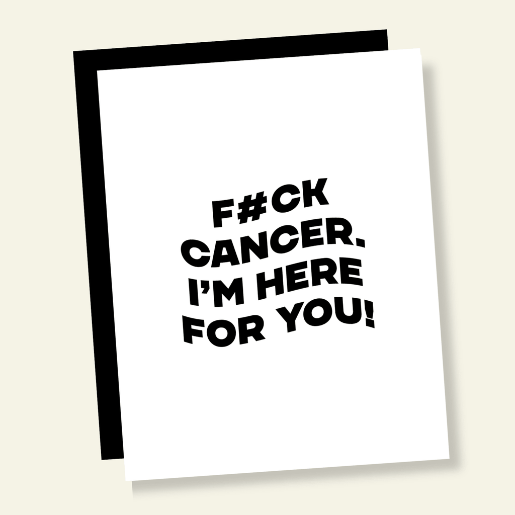 Fuck Cancer | Sassy Grief Card - Poppy & Vine