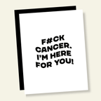 Fuck Cancer | Sassy Grief Card - Poppy & Vine