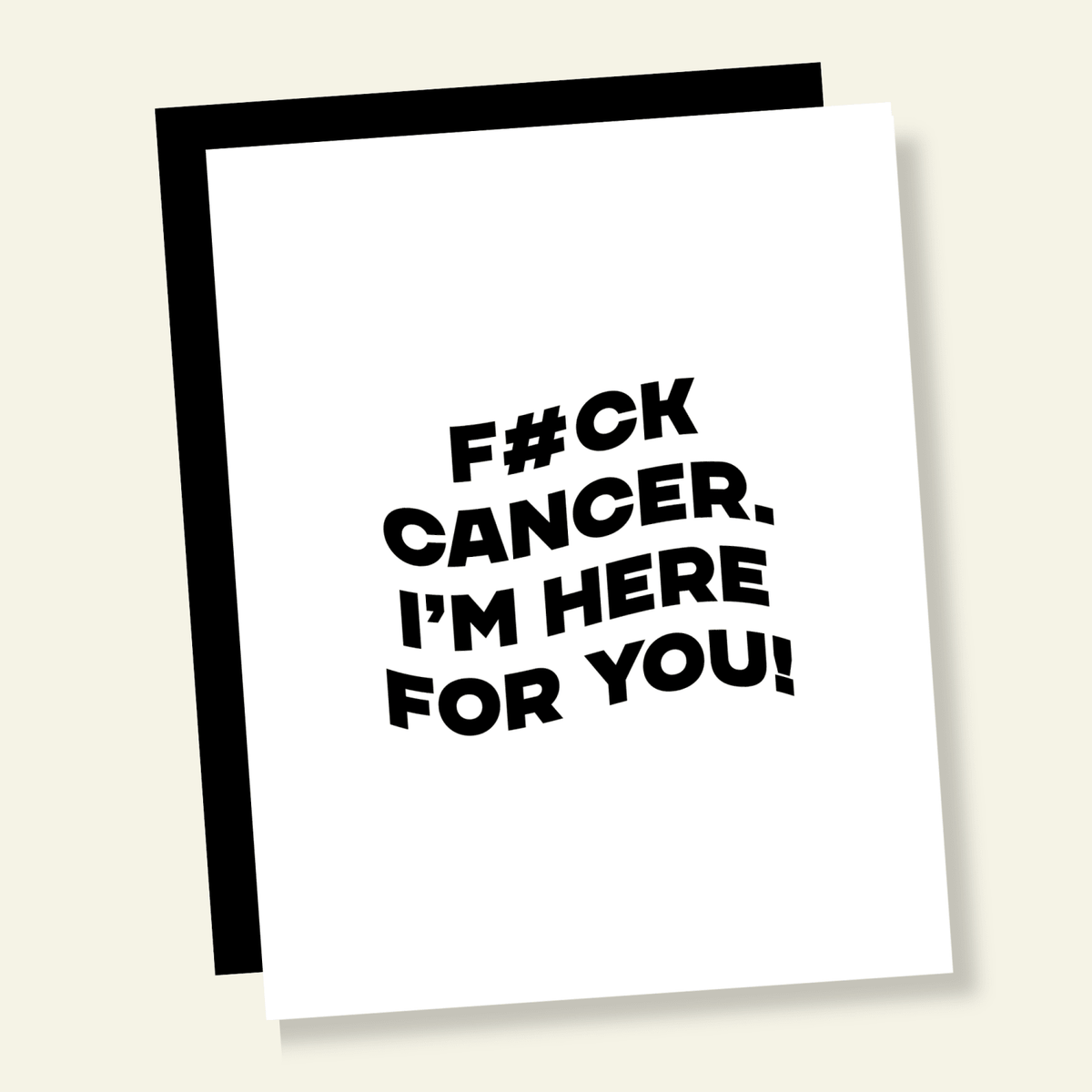 Fuck Cancer | Sassy Grief Card - Poppy & Vine