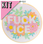 FUCK ICE - Embroidery Kit - Poppy & Vine