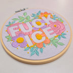 FUCK ICE - Embroidery Kit - Poppy & Vine