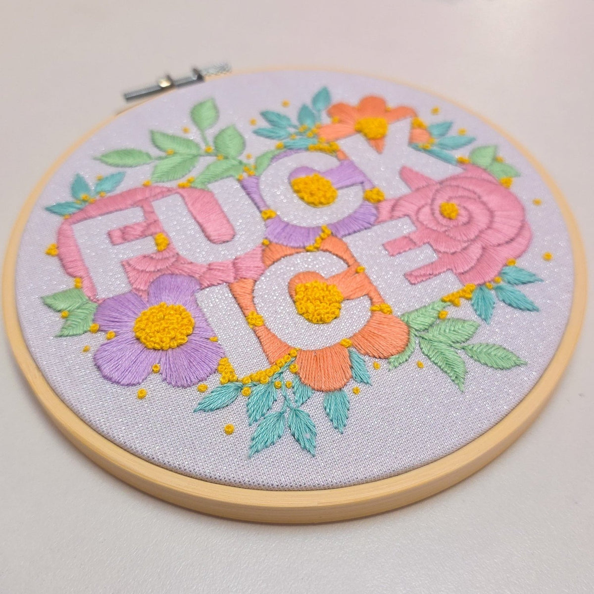 FUCK ICE - Embroidery Kit - Poppy & Vine