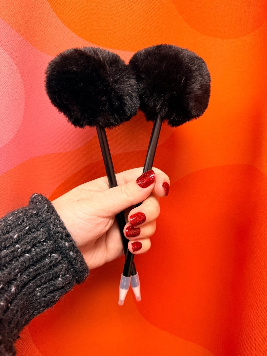 Fuzzy Ballpoint Pen - Poppy & Vine