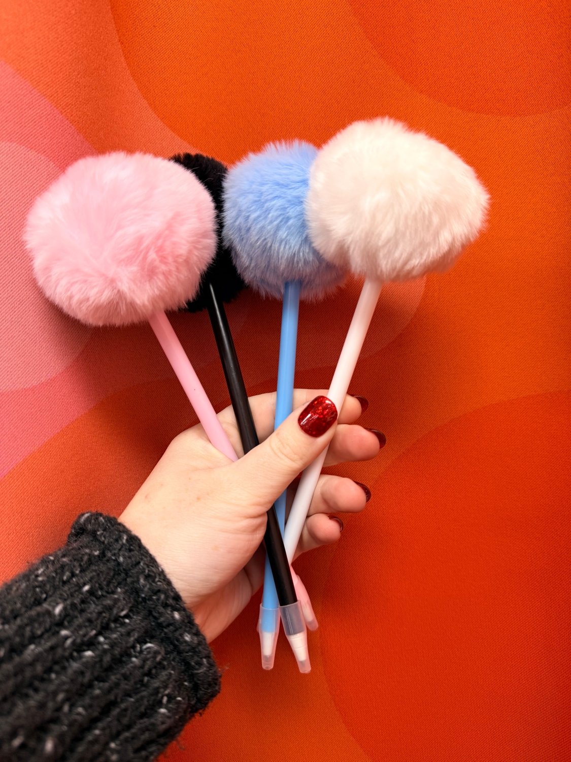 Fuzzy Ballpoint Pen - Poppy & Vine