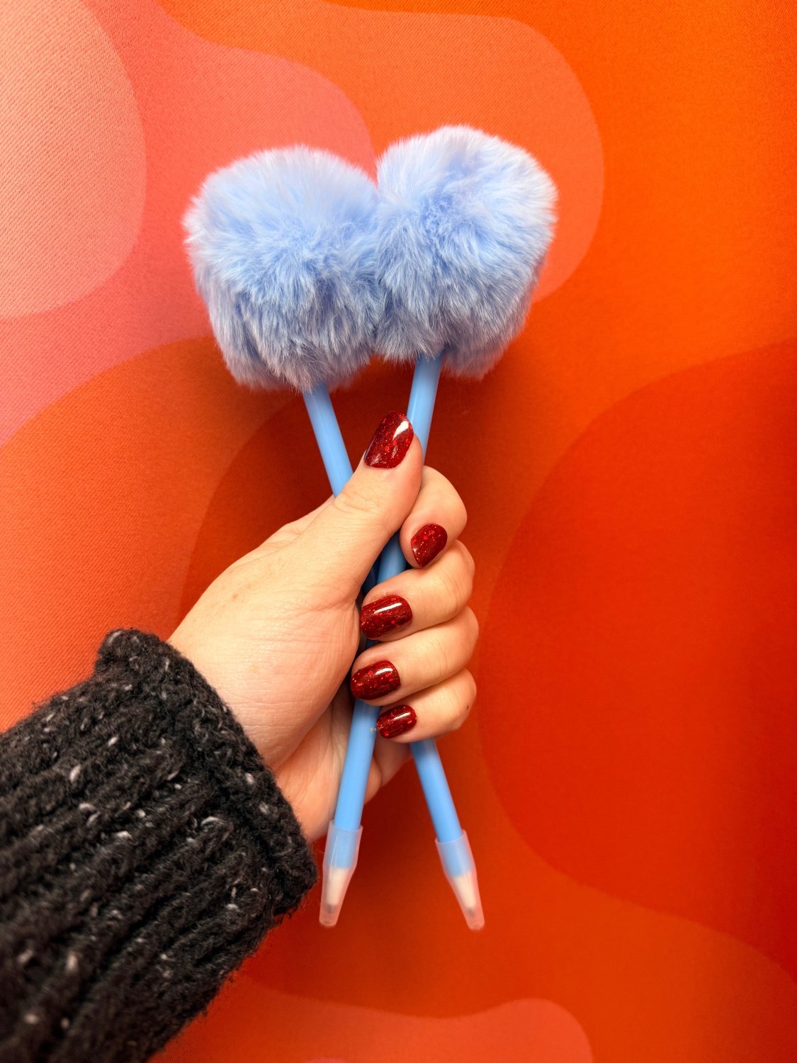 Fuzzy Ballpoint Pen - Poppy & Vine