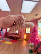 Fuzzy Striped Claw Clip - Poppy & Vine