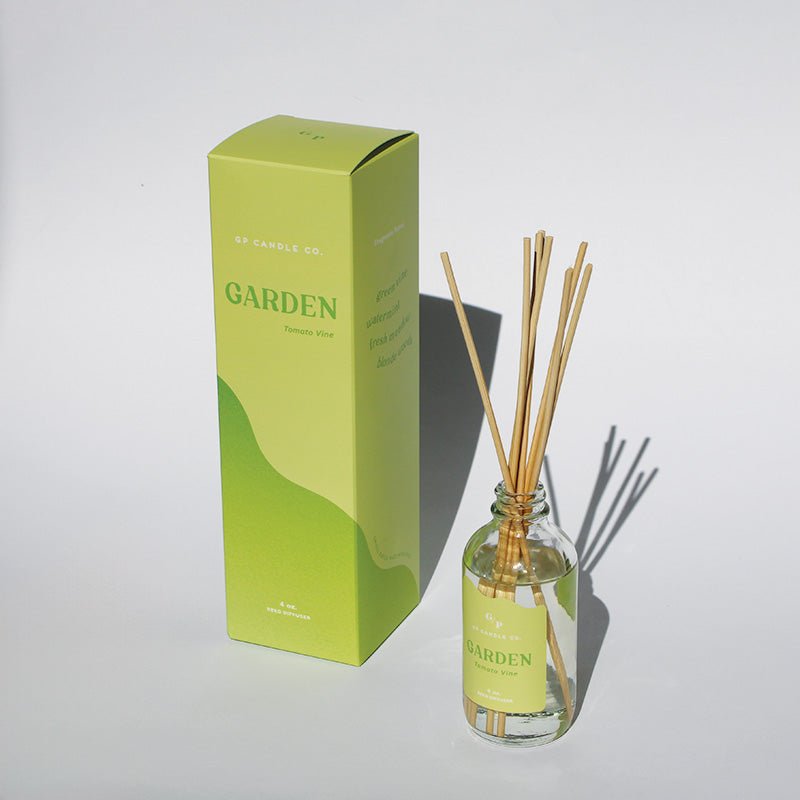Garden 4 oz. Hue Reed Diffuser (Tomato Vine) - Poppy & Vine