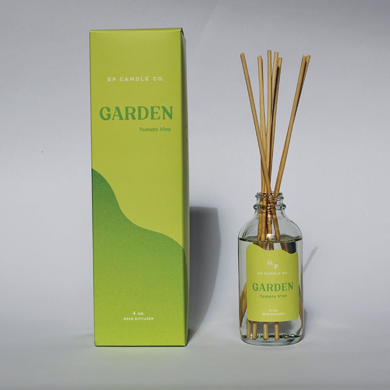 Garden 4 oz. Hue Reed Diffuser (Tomato Vine) - Poppy & Vine