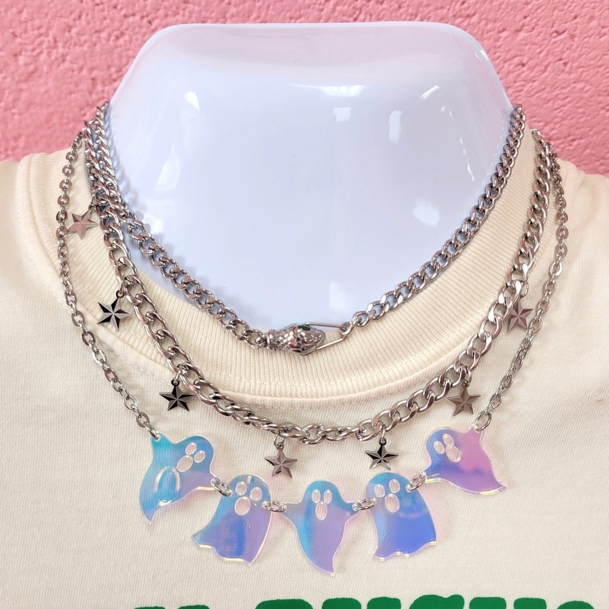 Ghosts of Halloweens Past - Statement Necklace - Poppy & Vine