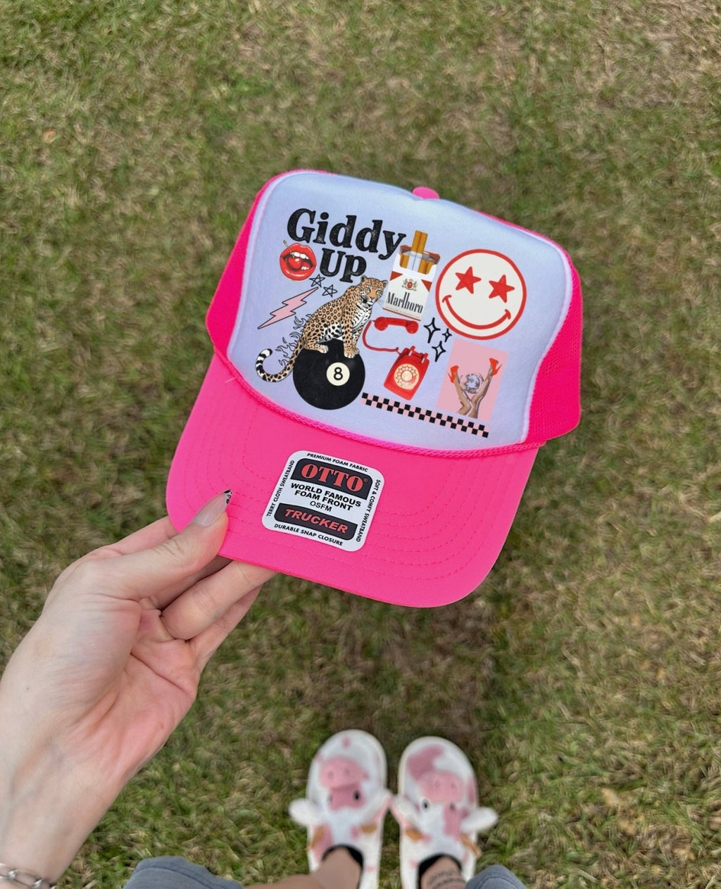 Giddy Up Trucker Hat (Multiple Color Options) - Poppy & Vine