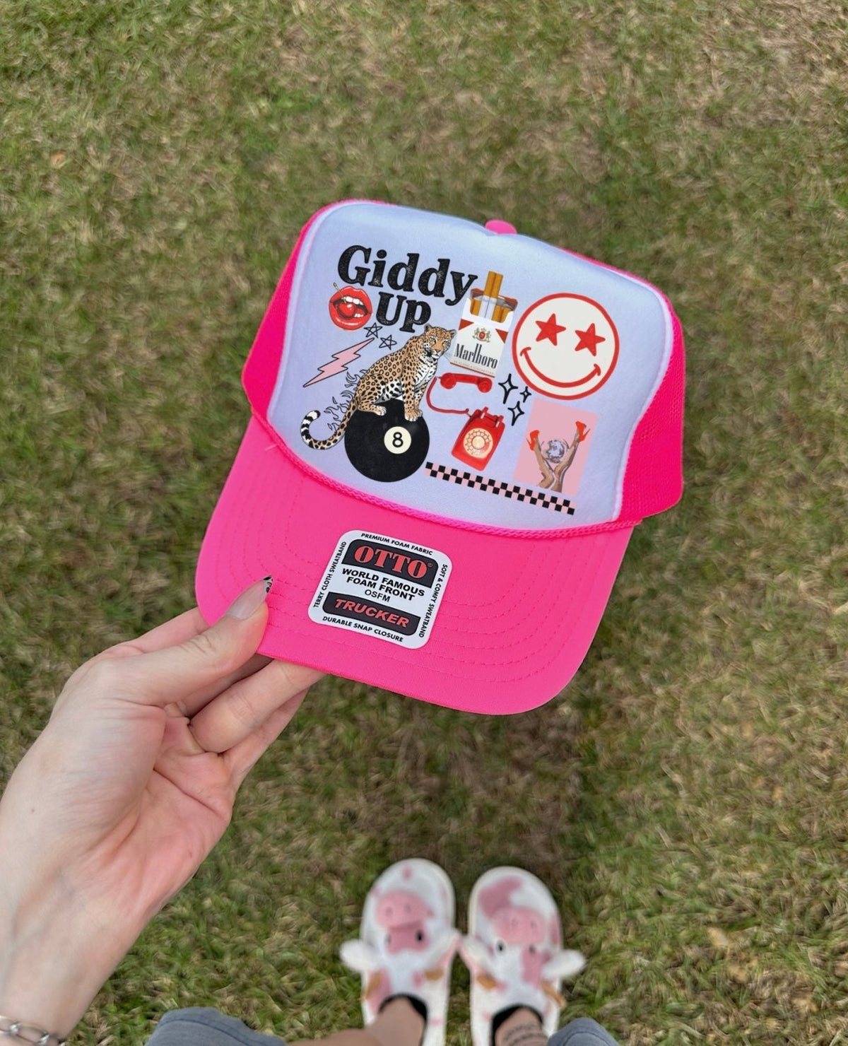 Giddy Up Trucker Hat (Multiple Color Options) - Poppy & Vine