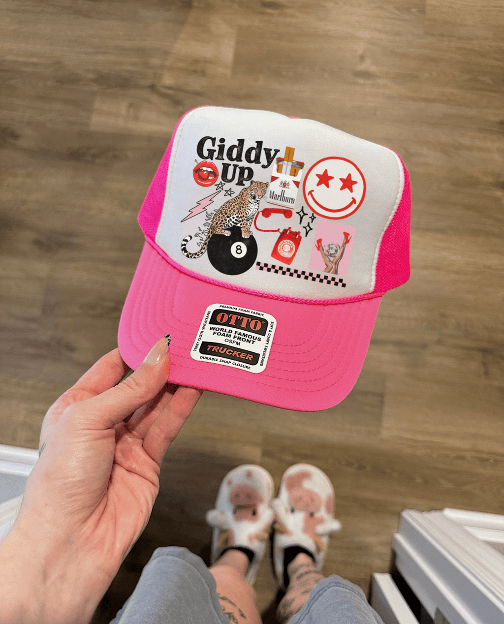 Giddy Up Trucker Hat (Multiple Color Options) - Poppy & Vine