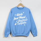 Girls Just Want Halftime & Tailgates Crewneck Sweatshirt - Poppy & Vine