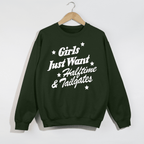 Girls Just Want Halftime & Tailgates Crewneck Sweatshirt - Poppy & Vine
